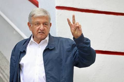 Mexico, Andres Manuel Lopez Obrador in Mexico City