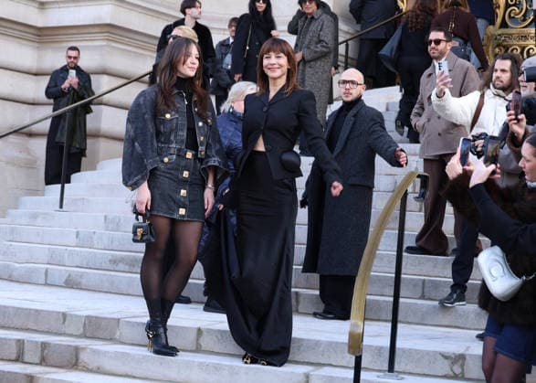 Paris Fashion Week, guests of the Schiaparelli fashion show