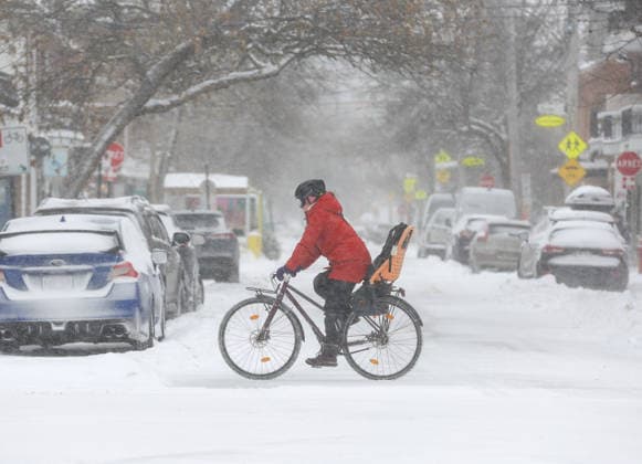 Canada, winter storm, impressions from Montreal
