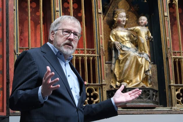 Hesse, Press event at the Staedel Museum Frankfurt