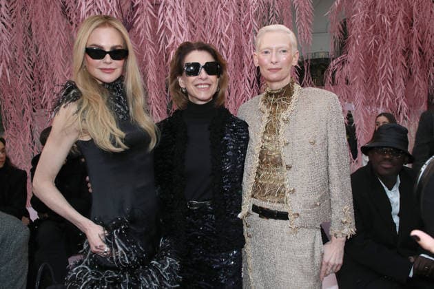 Paris Fashion Week, guests of the Chanel fashion show