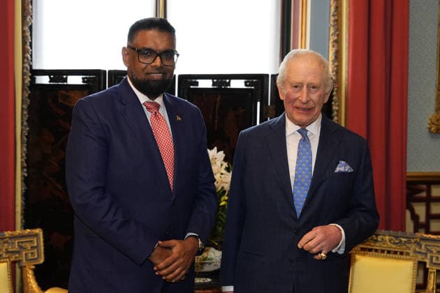 Audience with King Charles III at Buckingham Palace in London