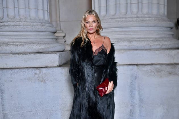 Paris Fashion Week, guests at the Saint Laurent fashion show