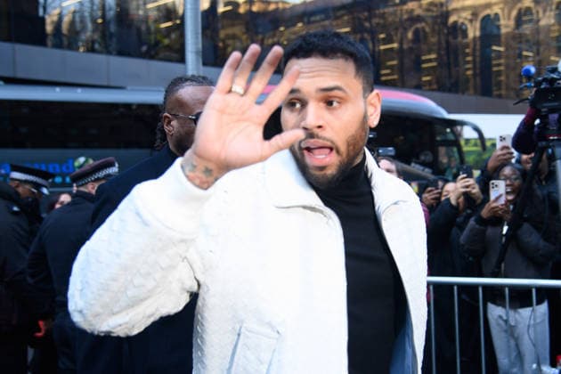 Chris Brown in court in London