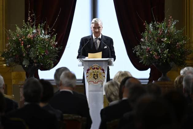 New Year's reception of the Belgian royal family for representatives of the authorities at the Royal Palace in Brussels