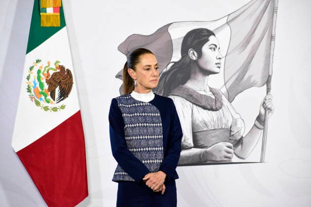 Mexico, Claudia Sheinbaum Press conference in Mexico City