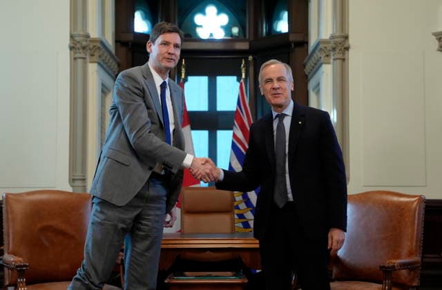 Canada, Mark Carney meets David Eby in Ottawa