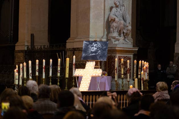 Memorial mass for Brigitte Bardot in Paris