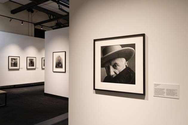 Press presentation of the Irving Penn exhibition at the Photography Centre in Rome