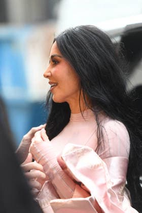 Kim Kardashian out and about in Paris