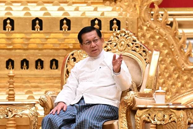 Myanmar, Min Aung Hlaing elected president, archive pictures