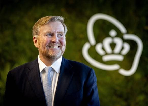 Royals, King Willem-Alexander of the Netherlands visits KPN Security Centre in Hilversum
