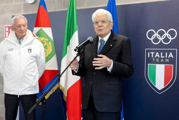Milano Cortina 2026, Sergio Mattarella visits the Olympic Village in Milan