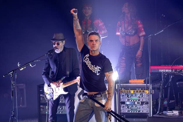 Robbie Williams concert in Liverpool