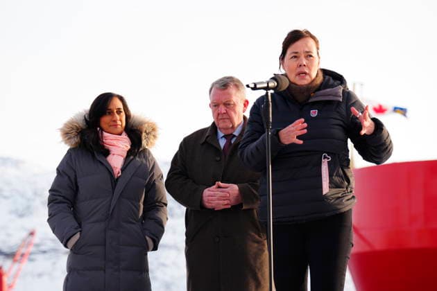 Greenland, Joint press conference of Canada, Denmark and Greenland in Nuuk
