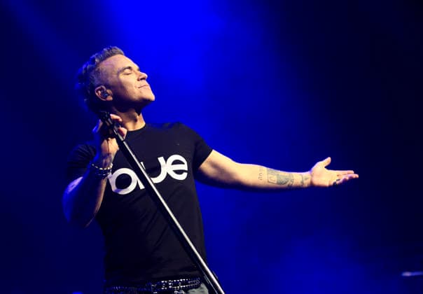 Robiie Williams concert in London