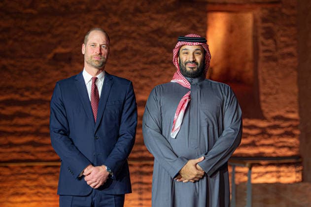 Saudi Arabia, Mohammed bin Salman receives Prince William in Riyadh