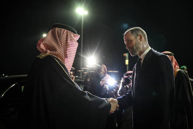 Prince William visits Saudi Arabia