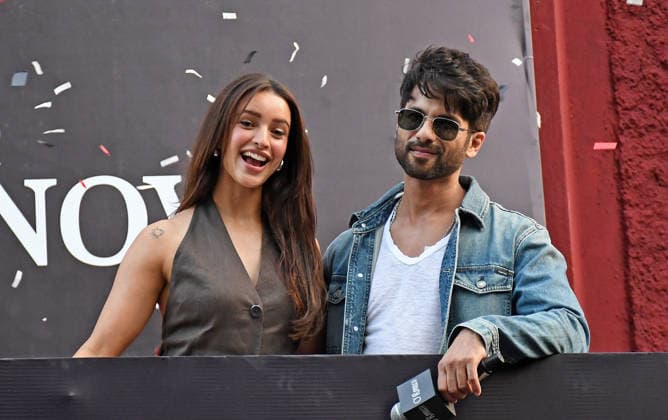 O Romeo press event in Mumbai