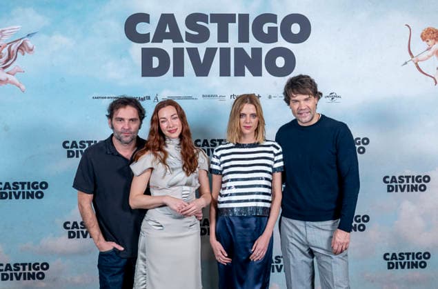 Divine Punishment junket Photocall in Madrid