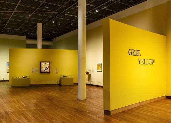 Yellow exhibition at the Van Gogh Museum in Amsterdam