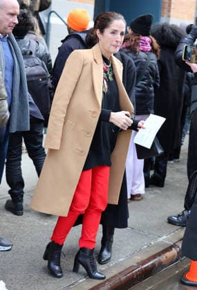 New York Fashion Week, guests at the Carolina Herrera fashion show