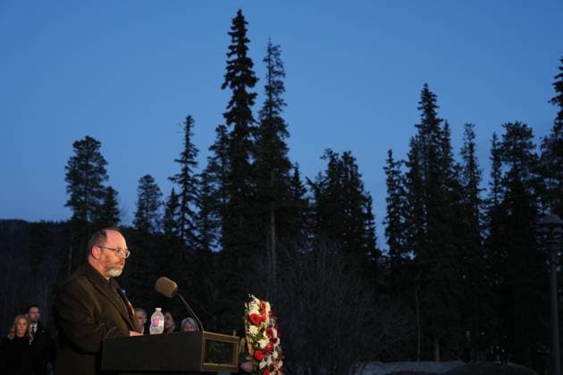 Canada, commemoration of the victims of the school shooting in Tumbler Ridge