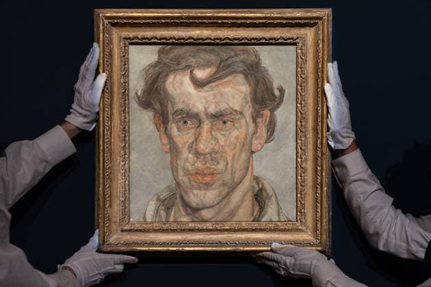London, Auction of paintings at Sothebys