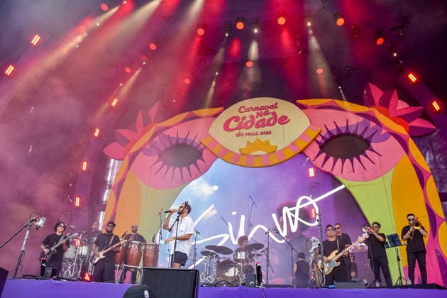 Brazil, closing concert at the carnival in Sao Paulo