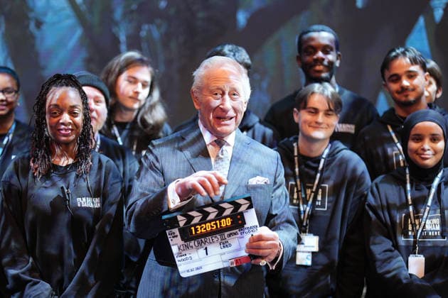 Royals, King Charles III and Queen Camilla visit Eastbrook Studios in Dagenham