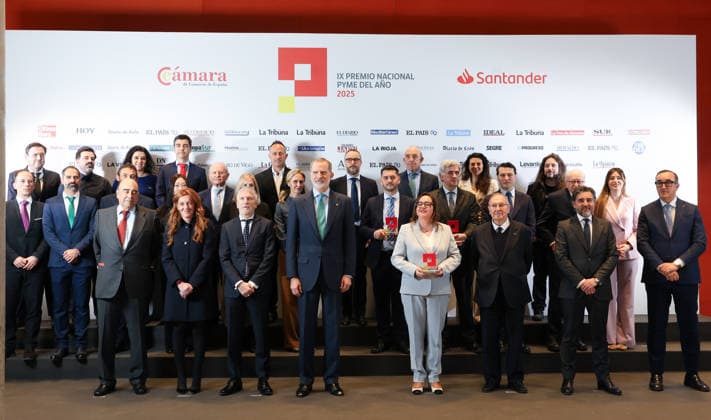 Royals, King Felipe of Spain at the SME of the Year Award ceremony in Madrid