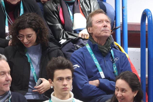 Milano Cortina 2026, Grand Duke Henri of Luxembourg in the stands during figure skating