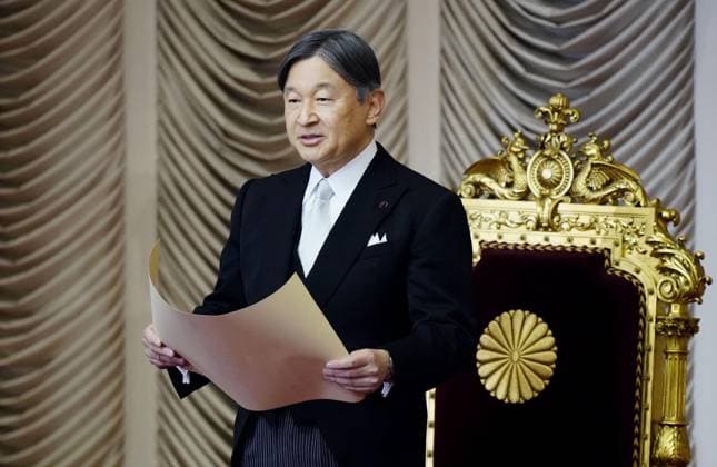 Japan, Emperor Naruhito opens parliamentary session in Tokyo