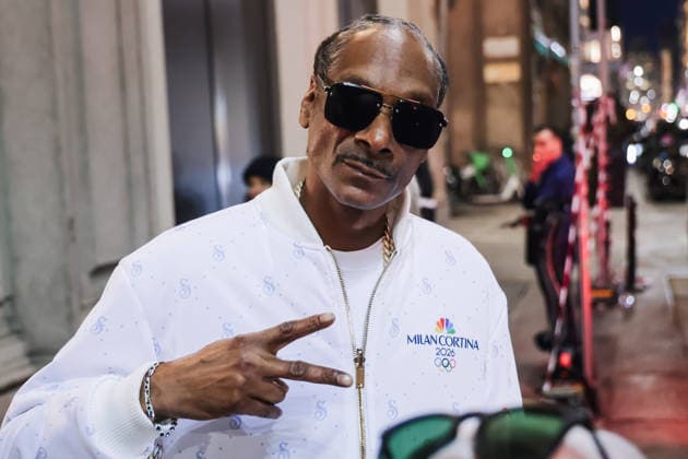 Snoop Dogg on the road in Milan
