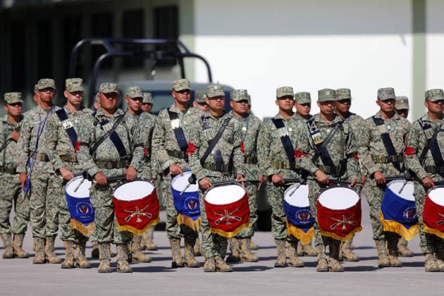 Mexico, commemoration ceremony for the day of the Mexican flag in Zapopan