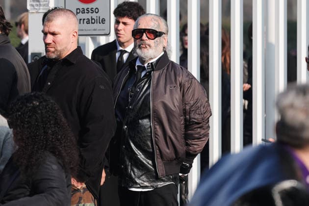 Milan Fashion Week, guests at the Diesel fashion show