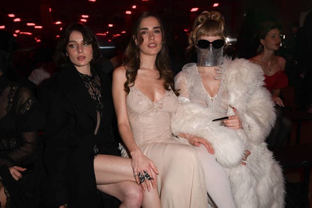 Milan Fashion Week, guests of the Blumarine fashion show