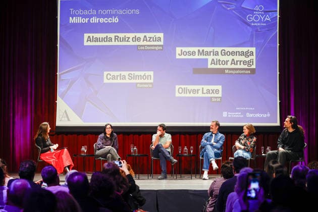 Goya Awards, meeting of the nominees for the Best Director category