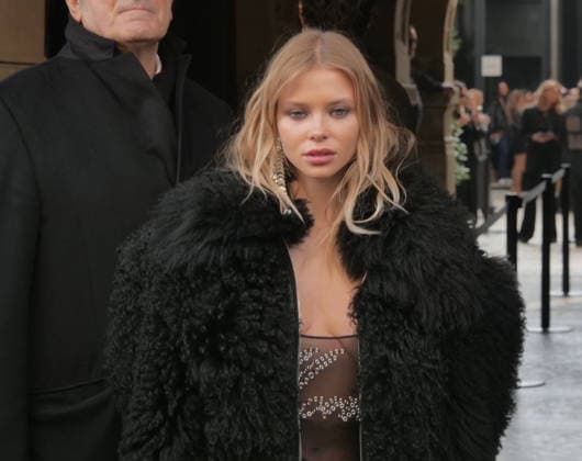 Milan Fashion Week, guests of the Bluemarine fashion show