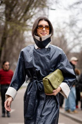 Milan Fashion Week, guests at the Ferragamo fashion show