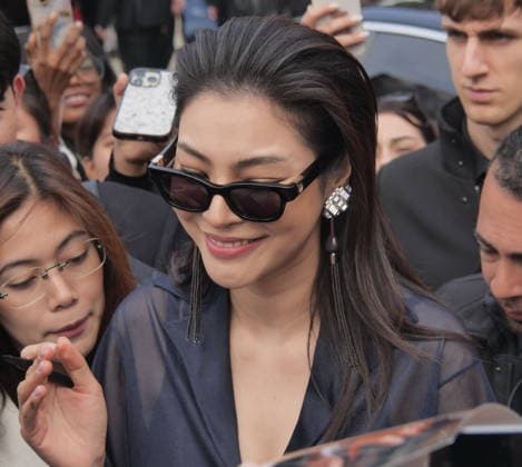 Milan Fashion Week, guests of the Blumarine fashion show