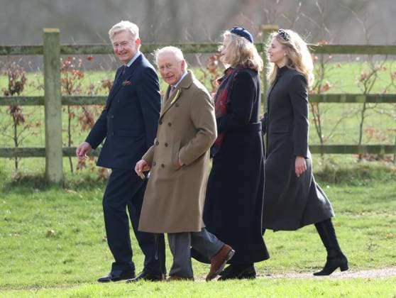 Royals, King Charles III attends church service in Sandringham