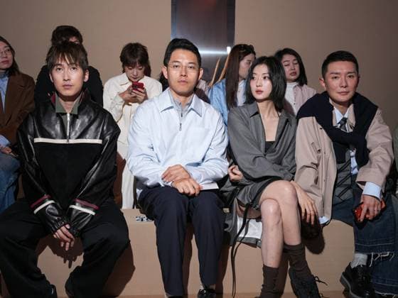Milan Fashion Week, guests at the Fila fashion show