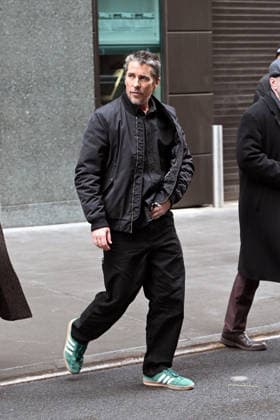 Christian Bale as a guest on Good Morning America in New York City
