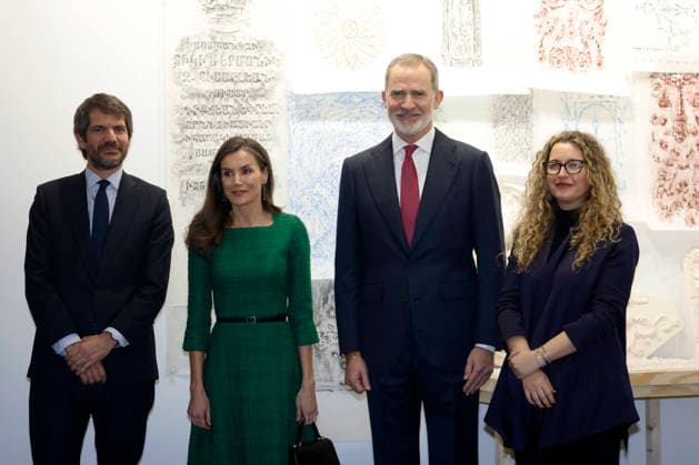 Spain, King Felipe and Queen Letizia visit the ARCO art fair in Madrid