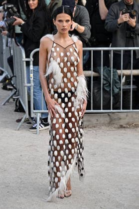 Paris Fashion Week, guests at the Schiaparelli fashion show