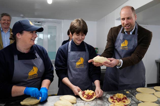 Prince William visits Heston