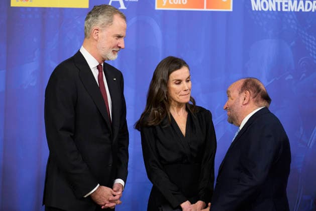 Royals, King Felipe and Queen Letizia of Spain attend concert in memory of terror victims at the National Auditorium in Madrid
