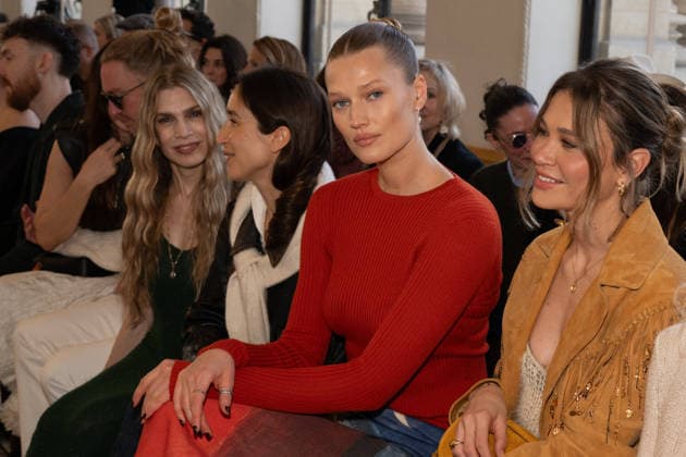 Paris Fashion Week, guests of the Gabriela Hearst fashion show