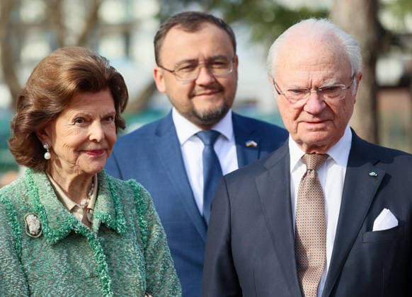 Poland, King Carl Gustaf and Queen Silvia of Sweden visit Warsaw